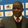 ASA President Aleck Skhosana during the media conference at the 20th African Senior Championships in Durban June 25, 2016 / Photo credit: Yomi Omogbeja