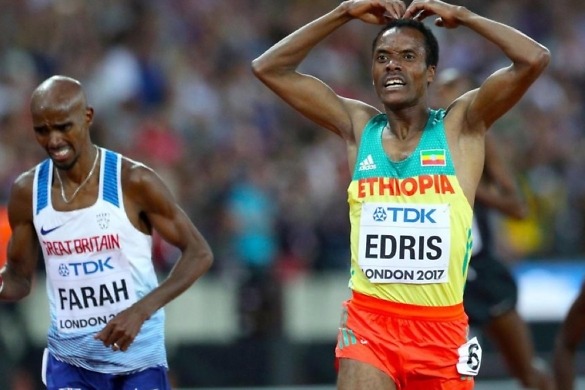 Muktar Edris ends Mo Farah’s reign – London 2017