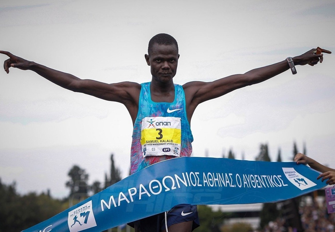 Samuel Kalalei (KENYA) 2:12:17 / Photo credit: SEGAS-AMA