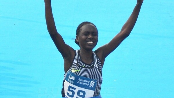 Defending women's champion Bornes Kitur, from Kenya / Photo Credit: Procam International
