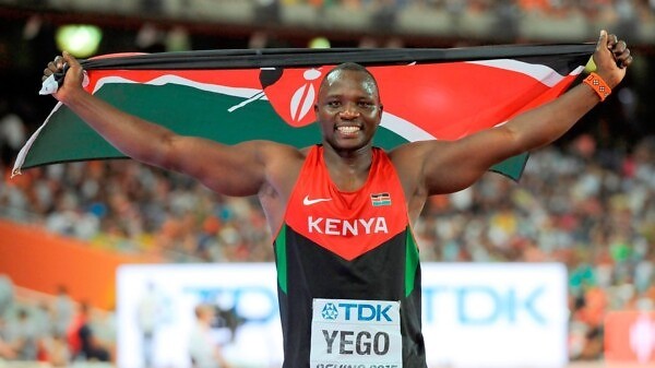 Julius Yego, the 2015 world Javelin Throw champion to compete at the Athletix Grand Prix. Photo Credit: Roger Sedres