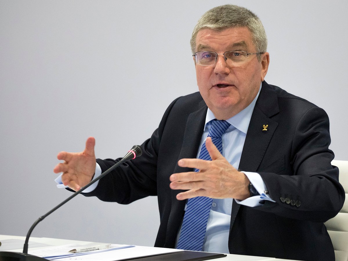 IOC President Thomas Bach during the final day of the Executive Board Meeting at the IBC in Pyeongchang / Photo by Greg Martin/IOC