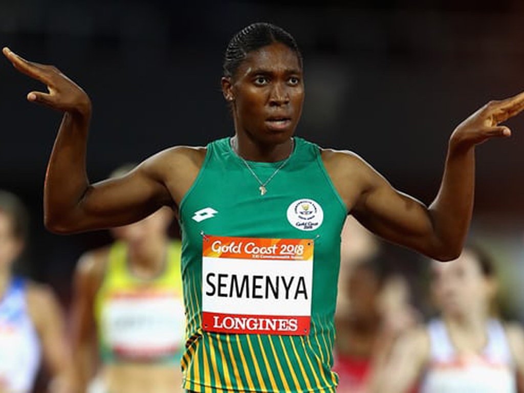 Caster Semenya wins the Commonwealth Games women's 1500m final at Gold Coast 2018 / Photo Credit: Getty