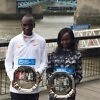 Kenya’s Eliud Kipchoge and Mary Keitany were crowned Abbott World Marathon Majors Series XI champions / Photo: Organisers
