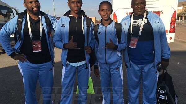 Team Botswana at Gymnasiade 2018. / Photo Credit: Yomi Omogbeja