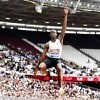 Luvo Manyonga (RSA) set a Meeting Record of 8.58m in the Men's Long Jump at the 2018 Müller Anniversary Games in London © Mark Shearman