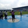 Eucharia Ogbukwo won the women's Shot Put in 14.49 metres. / Photo credit: Naomi Peters for Athletics Africa