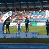 Medal presentation to Ese Brume and other medallists - women's Long Jump - Asaba 2018 / Photo credit: Yomi Omogbeja for Athletics Africa