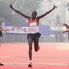 Kenya's Cosmas Lagat wins at the Tata Mumbai Marathon 2019 / Photo credit Procam International