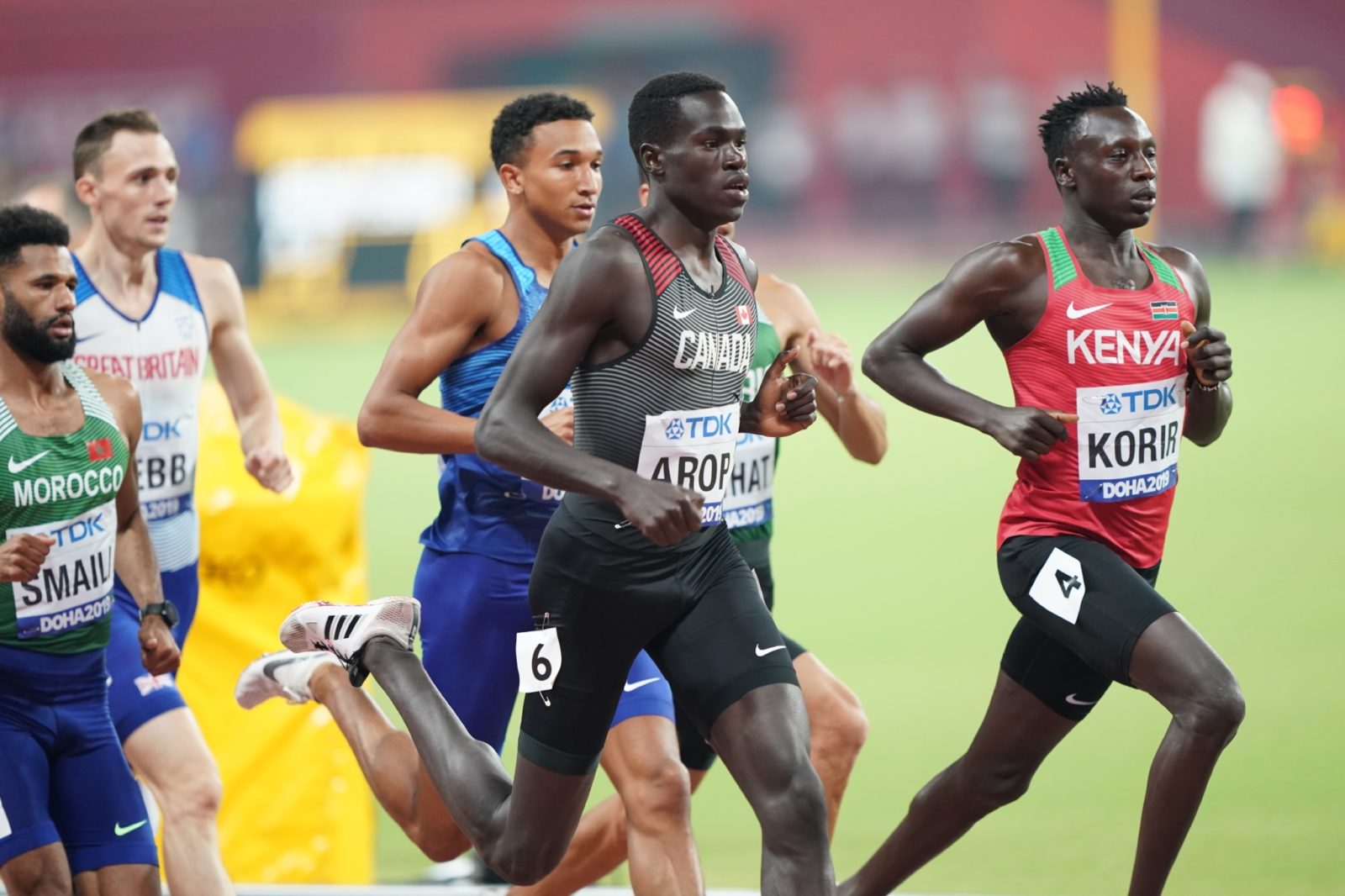 Emmanuel Korir from Kenya in men's 800m in Doha / Photo credit: Getty Images for IAAF