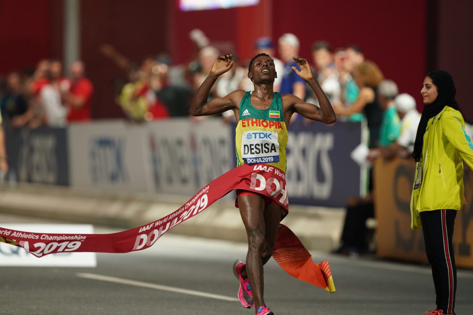 Lelisa Desisa wins men’s Marathon in Doha 2019