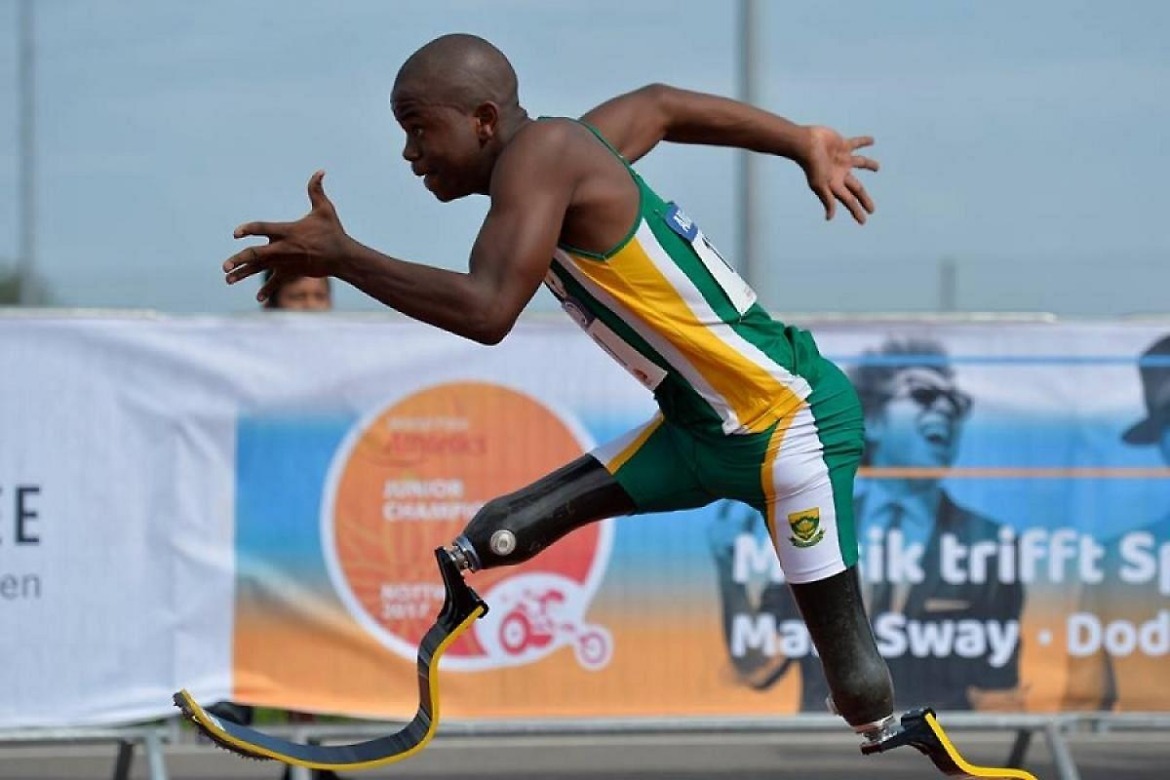 South Africa's Ntando Mahlangu confident of putting up a good show in Dubai. ?Luc Percival | For World Para Athletics
