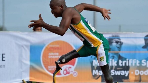 South Africa's Ntando Mahlangu confident of putting up a good show in Dubai. ⒸLuc Percival | For World Para Athletics