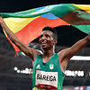 Selemon Barega of Ethiopia wins gold in the men’s 10,000m final