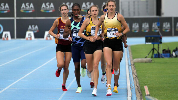 Caster Semenya clocked a personal best of 8:54.97 to win the women’s 3,000m in Cape Town / Credit: Tladi Khuele