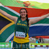 Mine de Klerk won a silver medal for in the women's shot put at the World Athletics U20 Athletics Championships on Day 4 at the Kasarani International Stadium on August 21 / Photo Credit: Dan Vernon for World Athletics