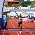 Kenya Nicholas Kipkorir Kimeli winning the TCS World 10K Bengaluru 2022 in a course record / Photo credit: Procam International