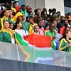 Team South Africa welcomed as they trooped in to a thundering atmosphere of screams and sounds vuvuzelas
