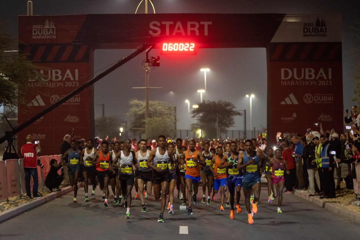 Dubai Marathon 2023 start