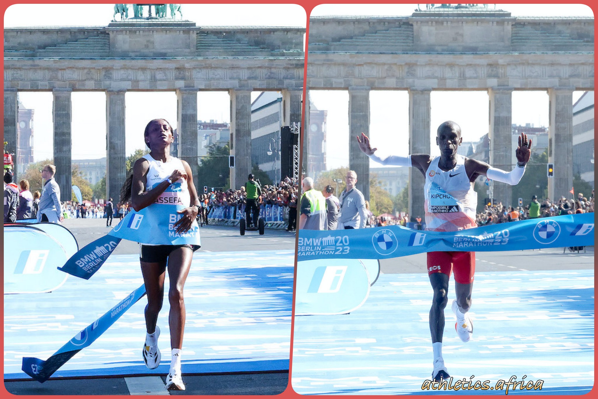 Assefa makes historic World Record, Kipchoge wins once more