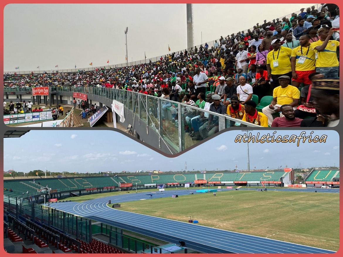 University of Ghana stadium, Legon, Accra / Photo credit: AthleticsAfrica
