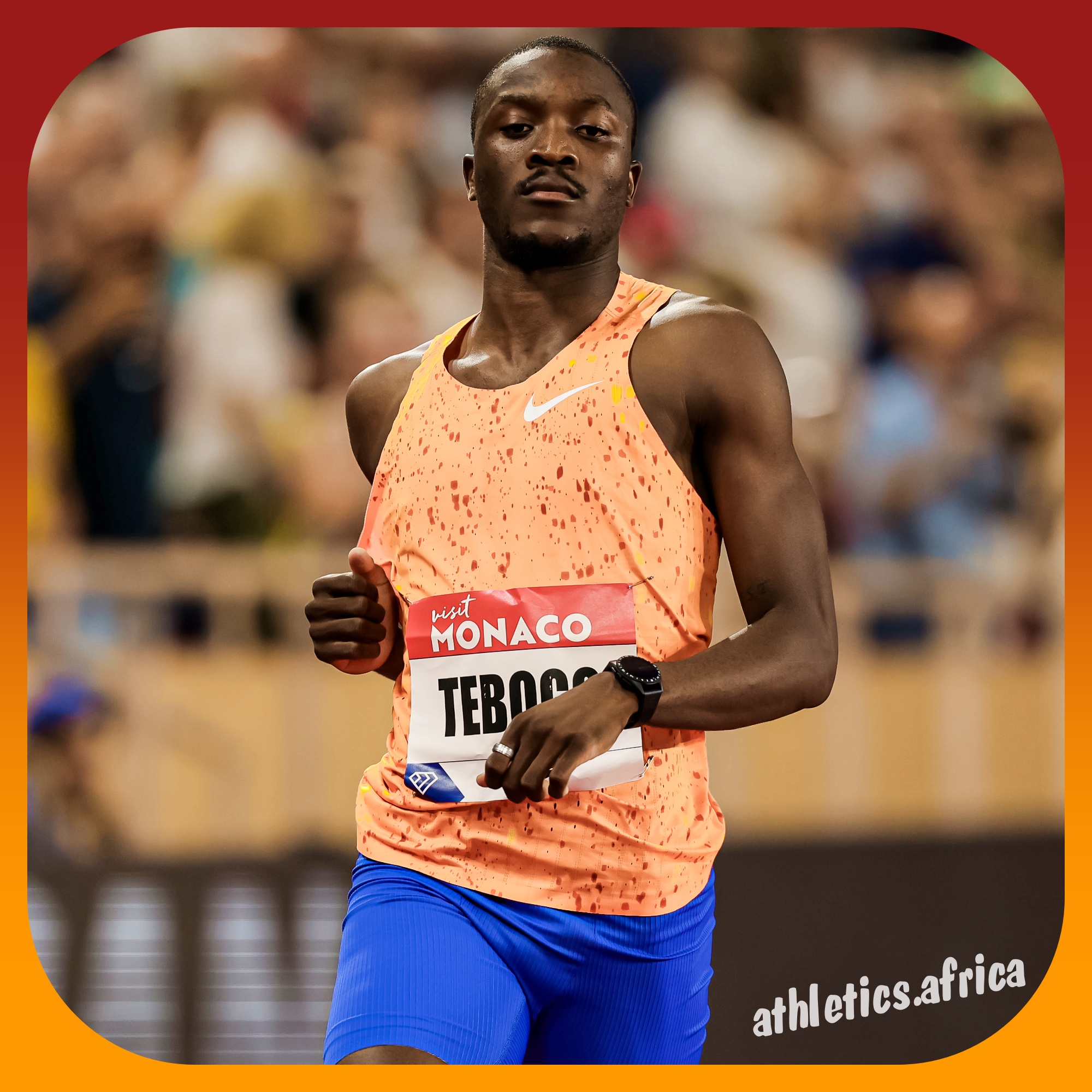 Letsile Tebogo (BOT) wins the Men's 200m in a time of 19.87 at the Wanda Diamond League in Monaco on 12 July 2024 / Photo: Dan Vernon for Diamond League AG