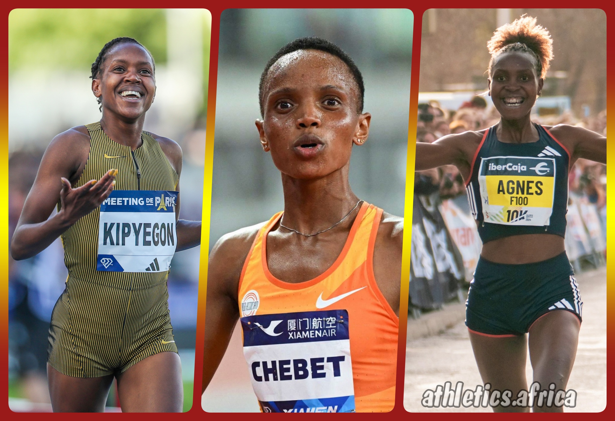 World Athletics ratifies World Records by Kipyegon, Chebet, and ...
