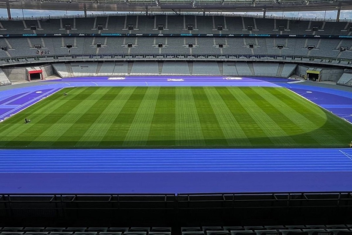 Olympic stadium track -Paris 2024