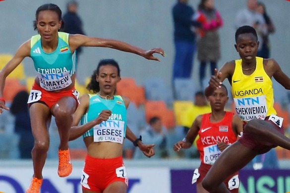 Almayew breaks championship record to claim world U20 steeplechase title in Lima