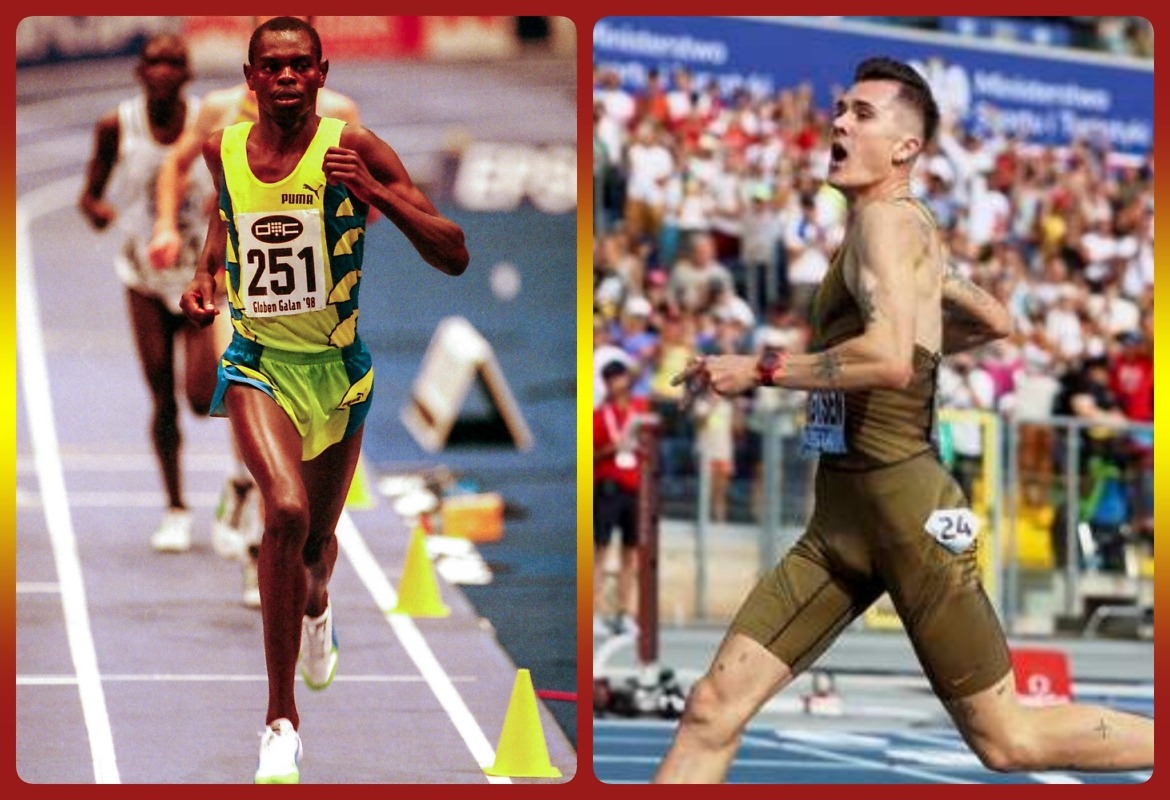 Norwegian Jakob Ingebrigtsen and Kenyan Daniel Komen