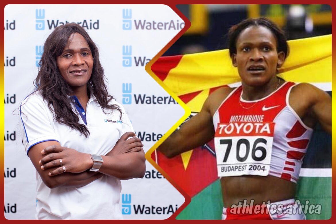 Former World 800m champion Maria Mutola is a WaterAid Global Ambassador.