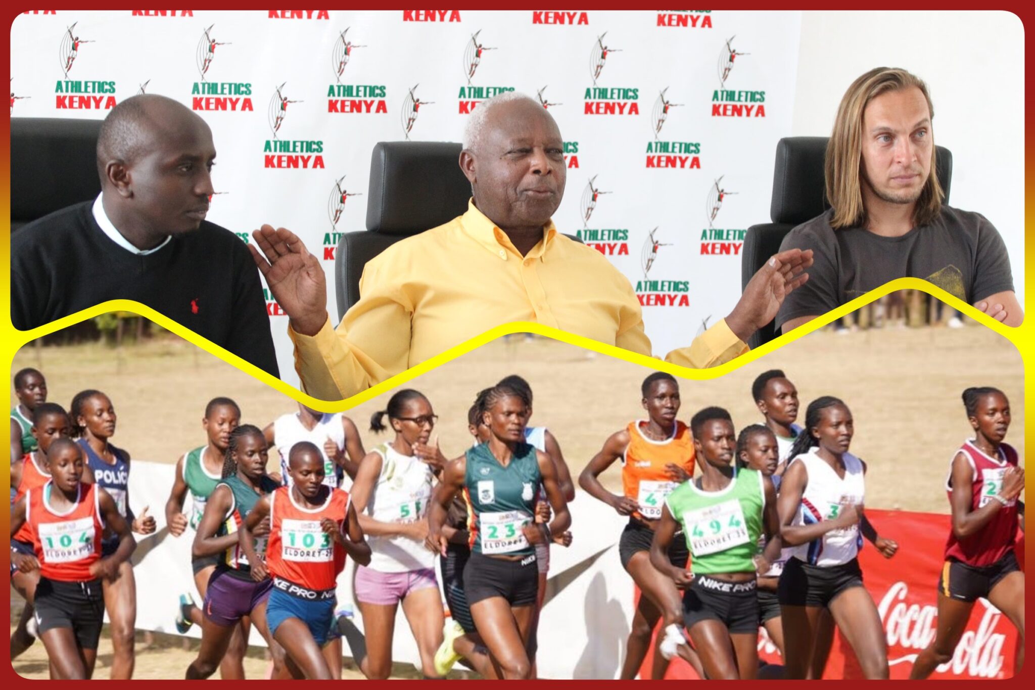 Athletics Kenya president, Jackson Tuwei address a press conference in Nairobi March 2025 / Photo Credits: Peter Njoroge